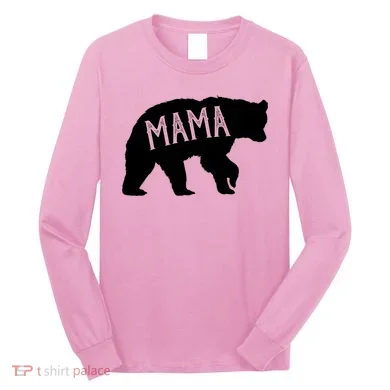 Retro Mama Bear Long Sleeve Shirt