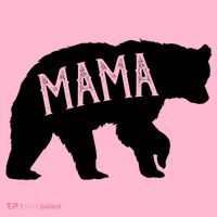 Retro Mama Bear V-Neck T-Shirt thumb 2