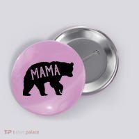 Retro Mama Bear Button thumb 0