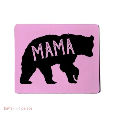 Retro Mama Bear Mousepad