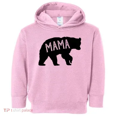 Retro Mama Bear Toddler Hoodie