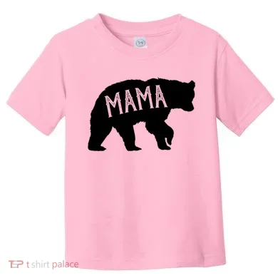 Retro Mama Bear Toddler T-Shirt