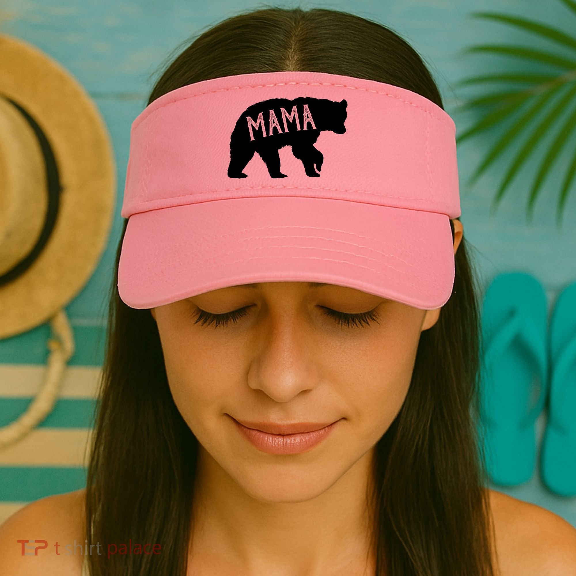 Retro Mama Bear Visor