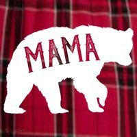 Retro Mama Bear Men's Flannel Plaid Pajama Pants thumb 2