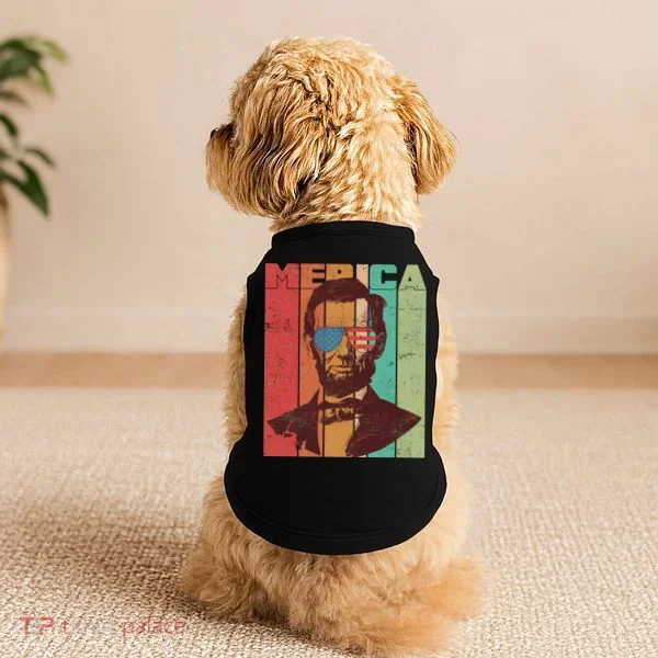 Retro Merica Lincoln Doggie Tank