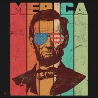 Retro Merica Lincoln Doggie Tank thumb 4