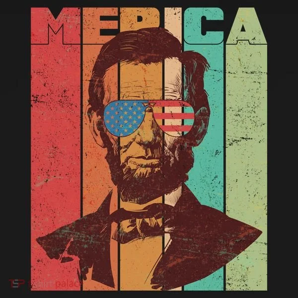Retro Merica Lincoln Doggie Tank