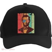 Retro Merica Lincoln Five-Panel Snapback Cap thumb 0