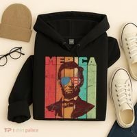 Retro Merica Lincoln Hoodie thumb 4