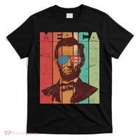 Retro Merica Lincoln T-Shirt thumb 0