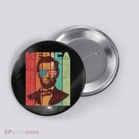 Retro Merica Lincoln Button thumb 0