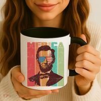 Retro Merica Lincoln Coffee Mug thumb 3