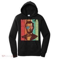 Retro Merica Lincoln Women's Hoodie thumb 0