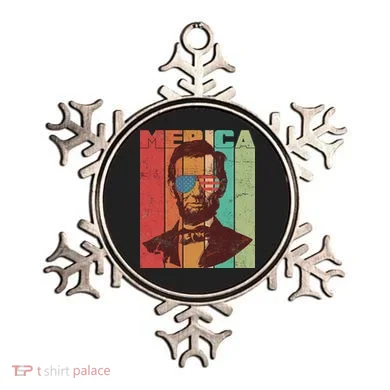 Retro Merica Lincoln Ornament