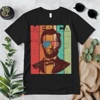 Retro Merica Lincoln Premium T-Shirt thumb 2