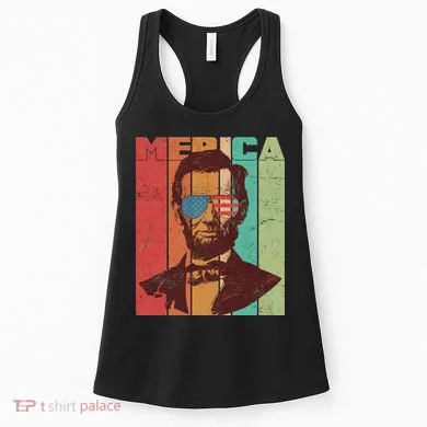 Retro Merica Lincoln Women's Tank Top
