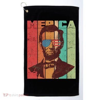 Retro Merica Lincoln Golf Towel