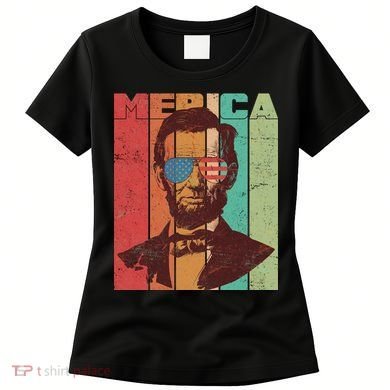 Retro Merica Lincoln Women's T-Shirt