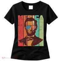 Retro Merica Lincoln Women's T-Shirt thumb 0