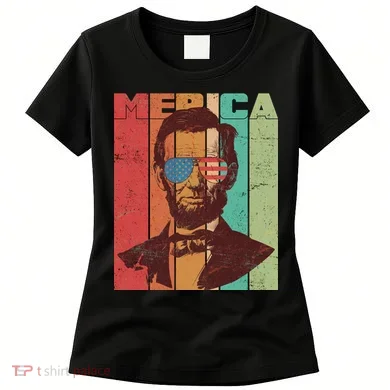 Retro Merica Lincoln Women's T-Shirt