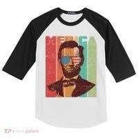 Retro Merica Lincoln Kids Colorblock Raglan Jersey thumb 0