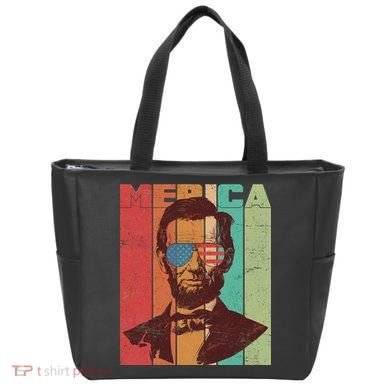 Retro Merica Lincoln Tote Bag
