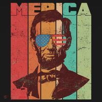 Retro Merica Lincoln Tote Bag thumb 4