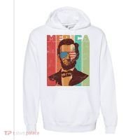 Retro Merica Lincoln Comfort Colors Garment-Dyed Hooded Sweatshirt thumb 0