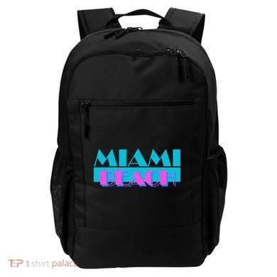 Retro Miami Beach Logo Backpack