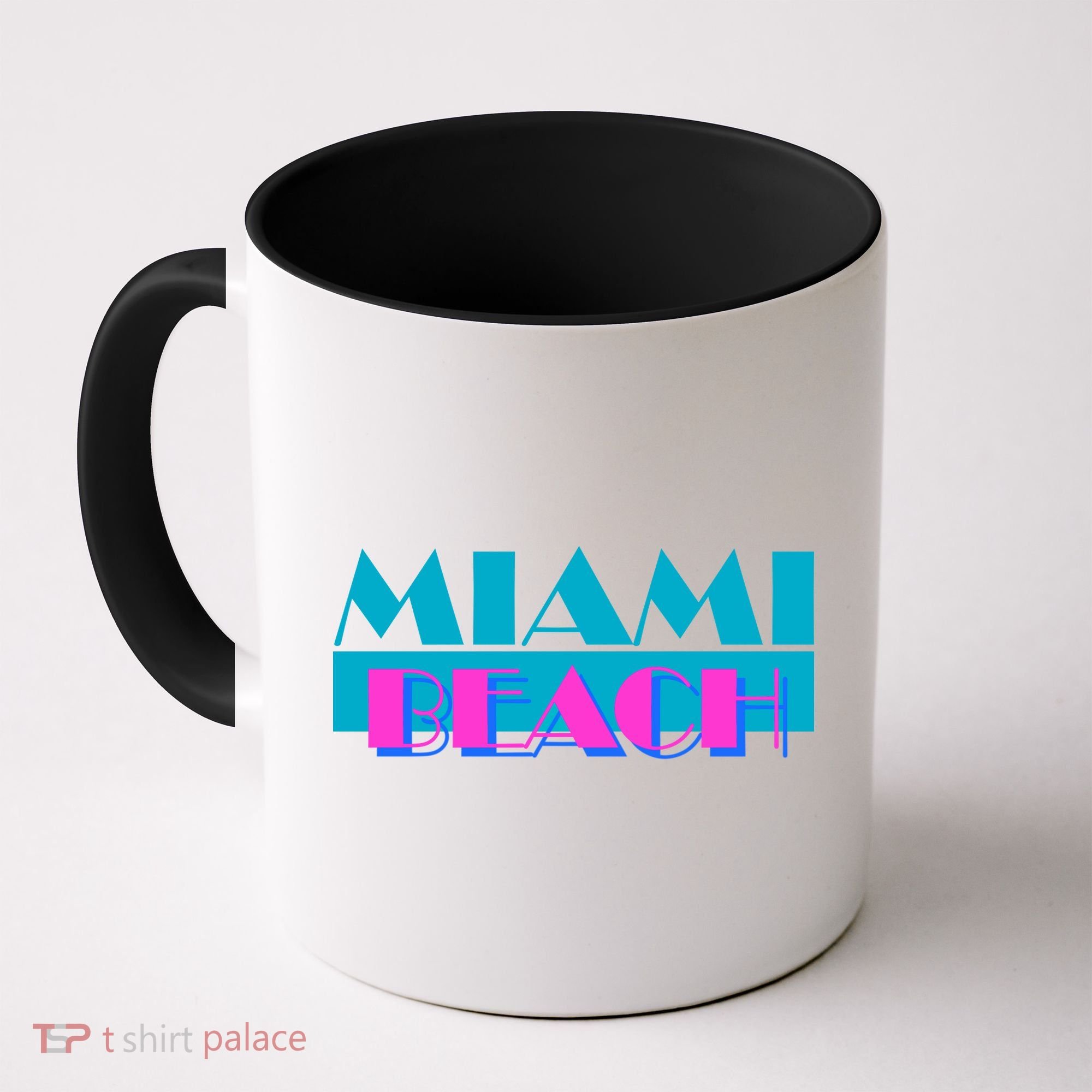Retro Miami Beach Logo Coffee Mug