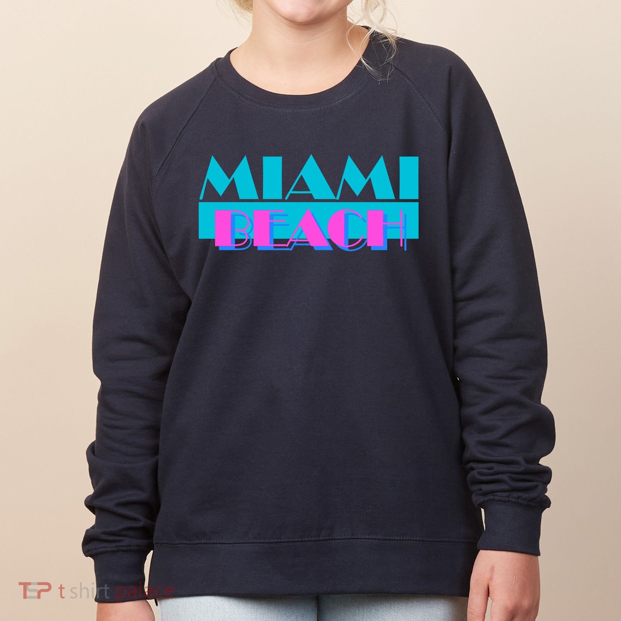 Retro Miami Beach Logo Women's Sweatshirt