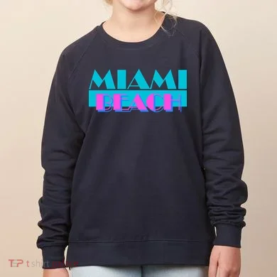 Retro Miami Beach Logo Women's Sweatshirt