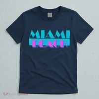 Retro Miami Beach Logo T-Shirt thumb 5