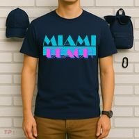 Retro Miami Beach Logo T-Shirt thumb 6