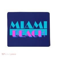 Retro Miami Beach Logo Mousepad thumb 0