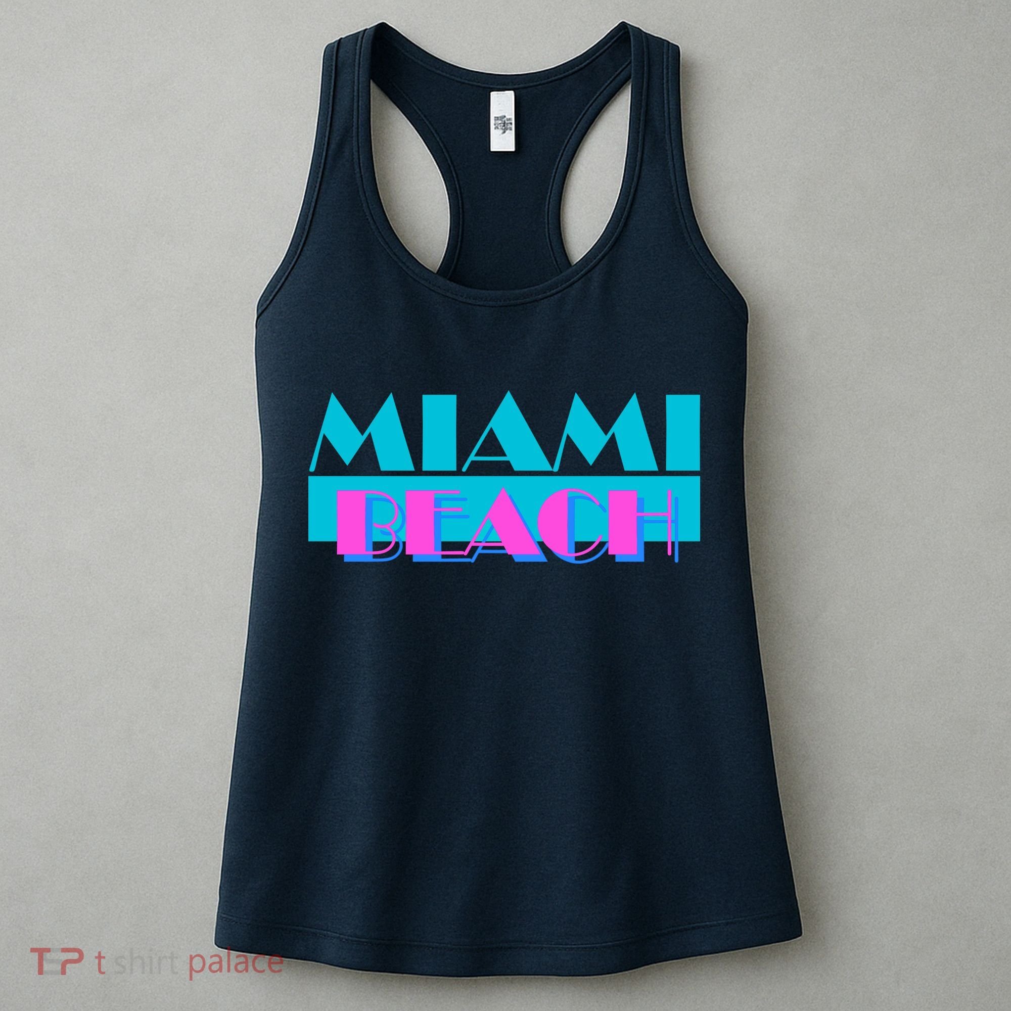 Retro Miami Beach Logo Women's Tank Top