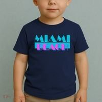 Retro Miami Beach Logo Toddler T-Shirt thumb 2