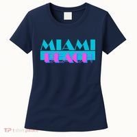 Retro Miami Beach Logo Women's T-Shirt thumb 0