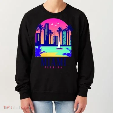 Retro Miami Florida Women's Sweatshirt