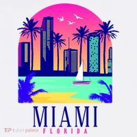 Retro Miami Florida Apron thumb 3