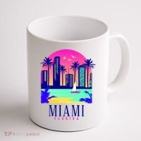 Retro Miami Florida Coffee Mug thumb 1
