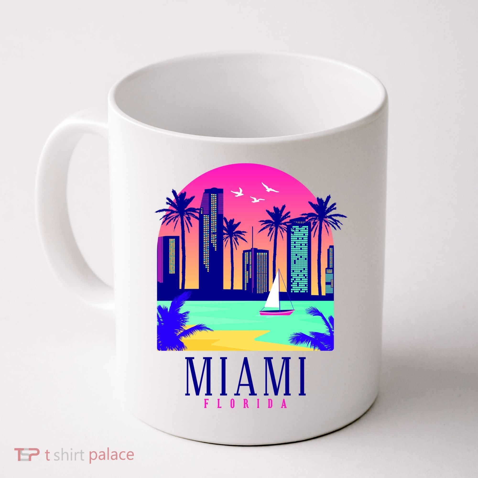 Retro Miami Florida Coffee Mug