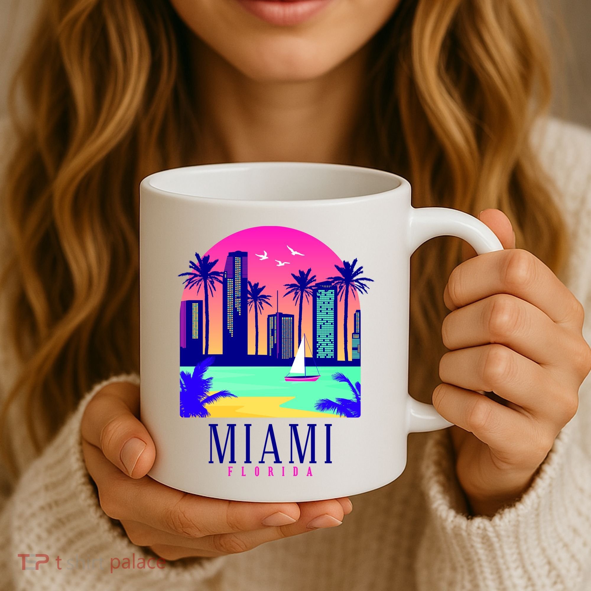 Retro Miami Florida Coffee Mug