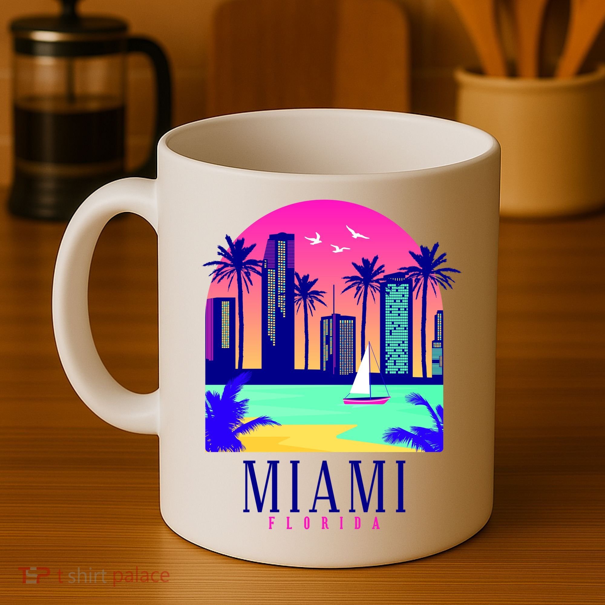 Retro Miami Florida Coffee Mug