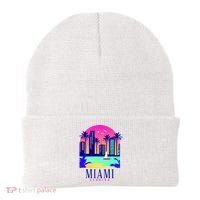 Retro Miami Florida Beanie thumb 0