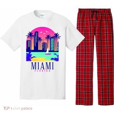Retro Miami Florida Pajama Set