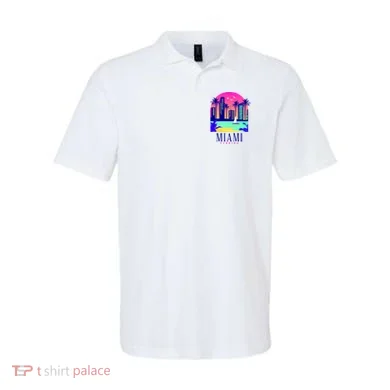 Retro Miami Florida Polo