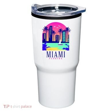 Retro Miami Florida Tumbler