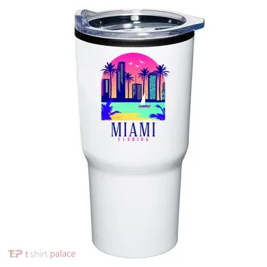 Retro Miami Florida Tumbler