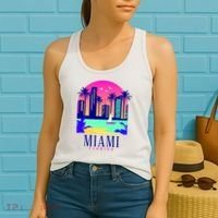 Retro Miami Florida Women's Tank Top thumb 2